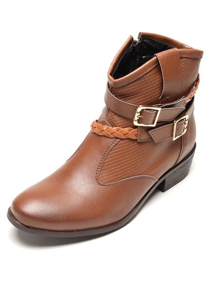 Bota Country Foot Way Tiras Caramelo - Marca Foot Way