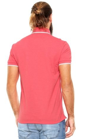Camisa Polo Colcci Brasil Rosa