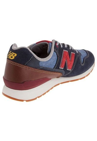 New balance azul con cafe 2025