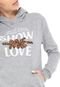 Moletom Flanelado Fechado FiveBlu Show Me Love Cinza - Marca FiveBlu