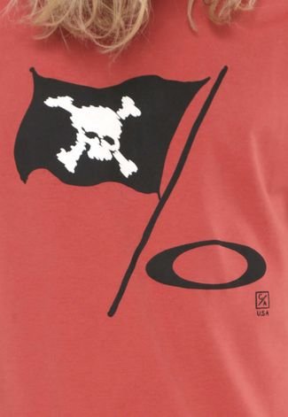 Camiseta Oakley Finger Print Logo Vermelha - Compre Agora