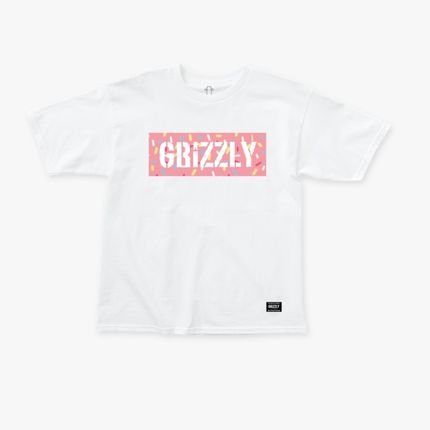 CAMISETA CROPPED GRIZZLY SPRINKLES STAMP TEE BRANCO - Marca Grizzly