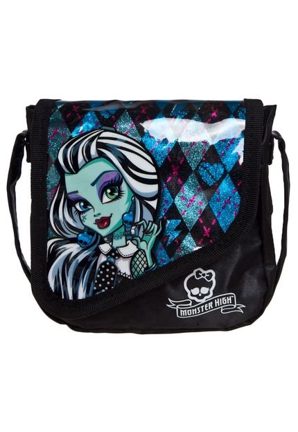 Bolsa Monster High Frankie Stein Preta - Marca Sestini