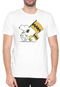 Camiseta Snoopy Manga Curta Flags Branca - Marca Snoopy