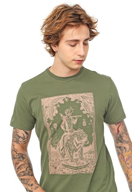 Camiseta Element Estampada Verde - Marca Element