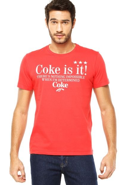 Camiseta Coca-Cola Jeans Estampa Vermelha - Marca Coca-Cola Jeans