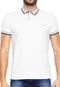 Camisa Polo Aramis Slim Fit Gola Pontilhada Branca - Marca Aramis