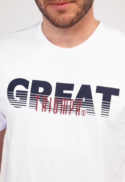 Camiseta Individual Great Triumph Branca - Compre Agora | Dafiti Brasil