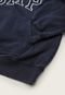 Blusa de Moletom Infantil GAP Logo Azul-Marinho - Marca GAP