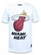 Camiseta New Era Basico M/C Miami Heat Branco - Marca New Era