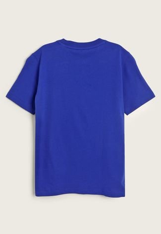 Camiseta Infantil adidas Essentials Big Logo Azul