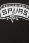 Regata New Era Logo San Antonio Spurs Preta - Marca New Era
