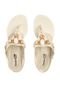 Rasteira Comfortflex Pedraria Off-white - Marca Comfortflex