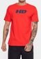 Camiseta HD Big Logo Vermelha - Marca HD Hawaiian Dreams