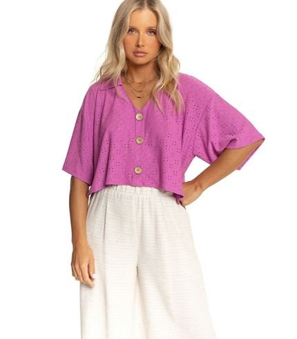 Camisa de Laise Feminina Endless Roxo - Marca Endless