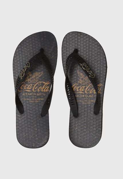 Chinelo Coca Cola Shoes Eagle Preto - Marca Coca Cola Shoes