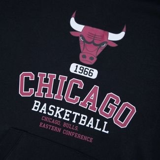 Moletom New Era Plus Size Canguru Fechado Chicago Bulls Plus Size