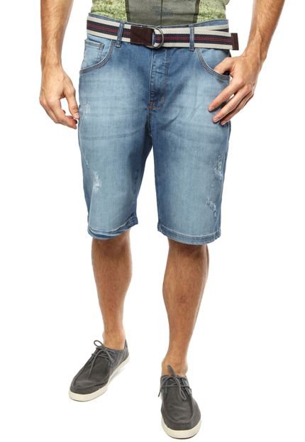 Bermuda Jeans Sommer Cinto Azul - Marca Sommer