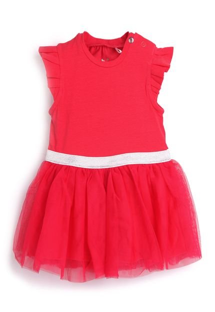 Vestido Tip Top Liso Vermelho - Marca Tip Top