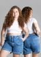 Shorts Jeans Sawary Plus Size - 275669 - Azul - Sawary - Marca Sawary