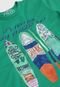 Camiseta Colcci Fun Infantil Surf Verde - Marca Colcci Fun