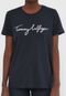 Camiseta Tommy Hilfiger Logo Azul-Marinho - Marca Tommy Hilfiger