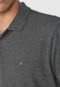 Camisa Polo Aramis Reta Logo Grafite - Marca Aramis