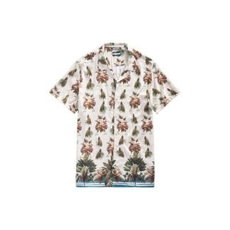 Camisa Mc Estampada Monograma Tropics Reserva Off-white