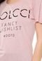 Camiseta Colcci Fancy Wishlist Rosa - Marca Colcci