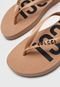 Chinelo Colcci Logo Bege - Marca Colcci