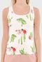 Regata Malwee Floral Off-White - Marca Malwee