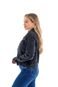 Jaqueta Jeans Feminina Arauto Color Black  Preto - Marca ARAUTO JEANS