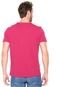 Camiseta Tommy Hilfiger Gola Redonda Rosa - Marca Tommy Hilfiger