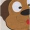Tapete com Antiderrapante Big Formato Cachorro Feliz - 118cm x 78cm - Caramelo - Marca Guga Tapetes