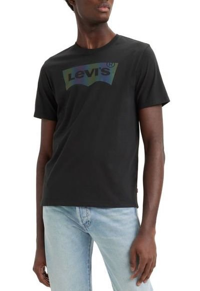 Polera Hombre Manga Corta Batwing Negro Levis Compra Ahora
