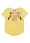 Camiseta Colcci Fun Menina Frontal Amarela - Marca Colcci Fun