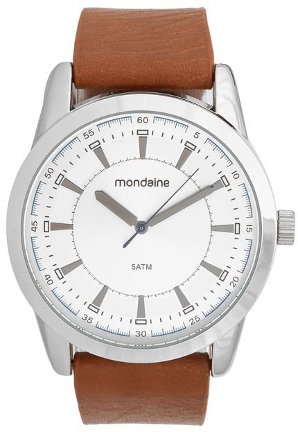 Relógio Mondaine 99072G0MVNH1 Prata/Caramelo - Marca Mondaine