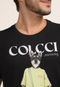 Camiseta Colcci Estampada Preta - Marca Colcci