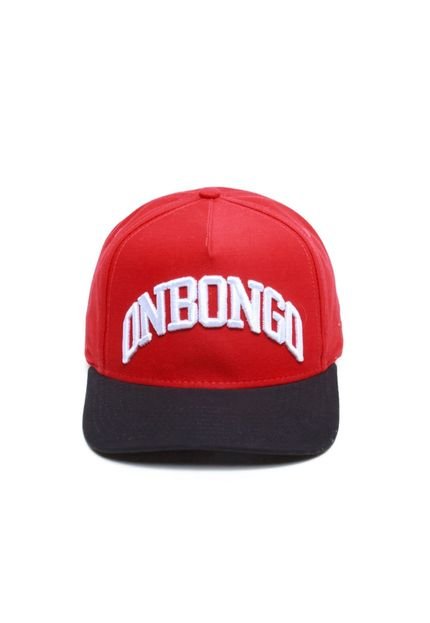 Boné Onbongo Aba Curva Snapback Vermelho - Marca Onbongo