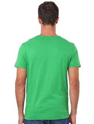 Camiseta Aramis Masculina Basic Lisa Verde