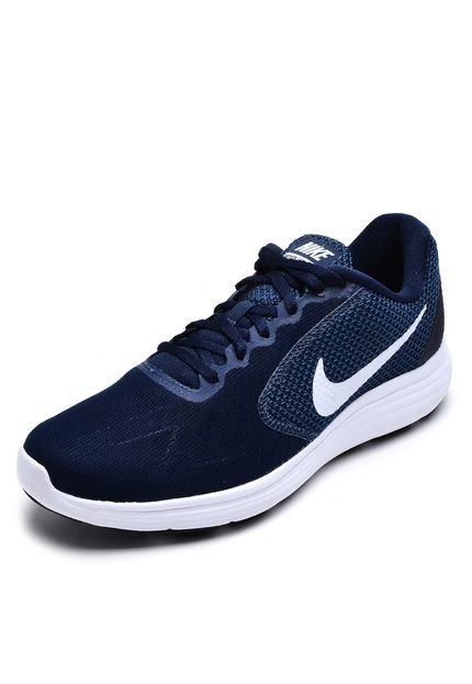 Tênis Nike Revolution 3 Azul-Marinho/Branco - Marca Nike