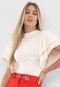 Blusa Carmim Wend Star Off-White - Marca Carmim