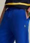 Calça de Moletom Polo Ralph Lauren Jogger Logo Azul - Marca Polo Ralph Lauren