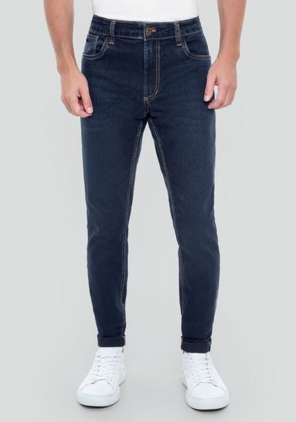 Calça Jeans Masculina Skinny Escura - Marca Hangar 33