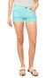 Short Sarja Fiya Lady Renda Azul - Marca Fiya Lady