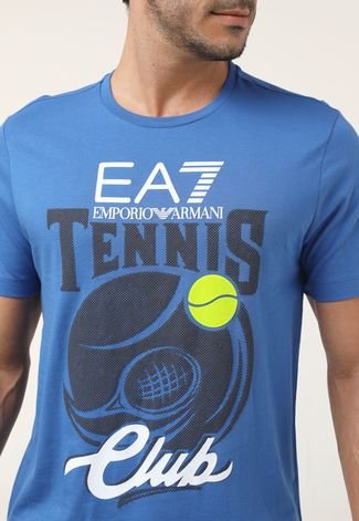 Camiseta EA7 Tenis Club Azul