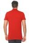 Camisa Polo Lacoste Regular Frisos Vermelha - Marca Lacoste