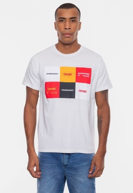 Camiseta Onbongo Lettering Branca - Marca Onbongo