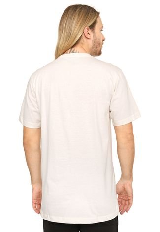 Camiseta Quiksilver Skull Off-white