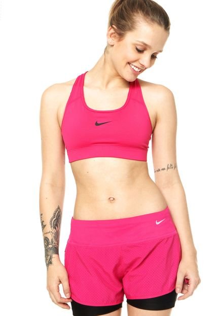 Top Nike Pro Vivid Rosa - Marca Nike